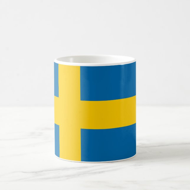 Sweden flag coffee mug (Center)