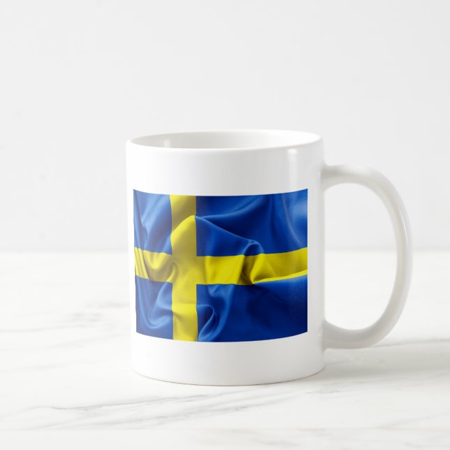 Sweden Flag Coffee Mug (Right)