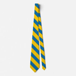 Sweden Flag Colours Elegant Tie