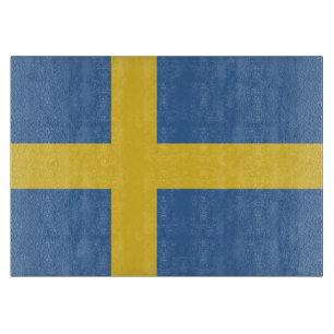 Sweden flag cutting board