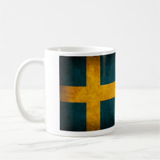 Sweden Flag Distressed Mug