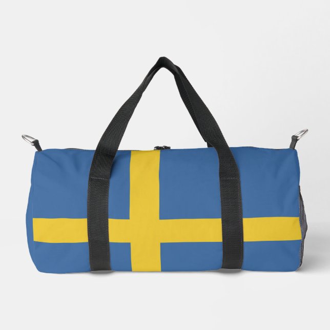 Sweden flag duffle bag (Front)