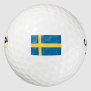 Sweden Flag Golf Balls