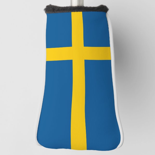 Sweden Flag Golf Head Cover (Rotate 90)
