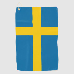 Sweden Flag Golf Towel