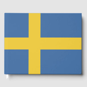 Sweden flag guest book