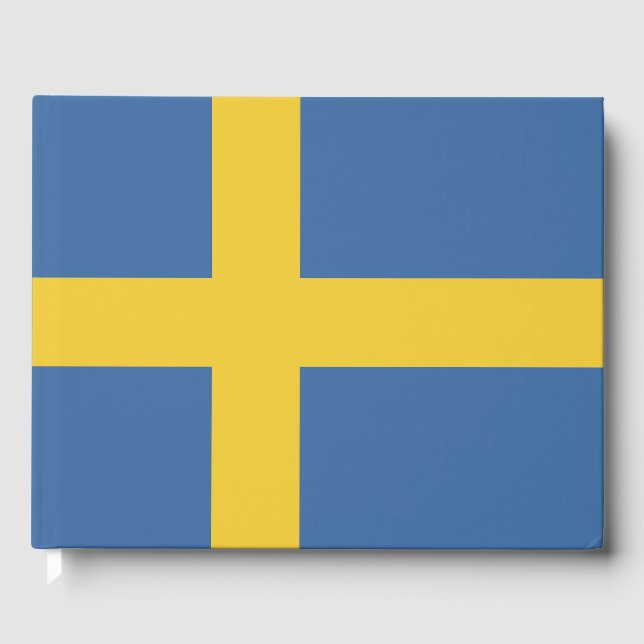 Sweden flag guest book (Front)