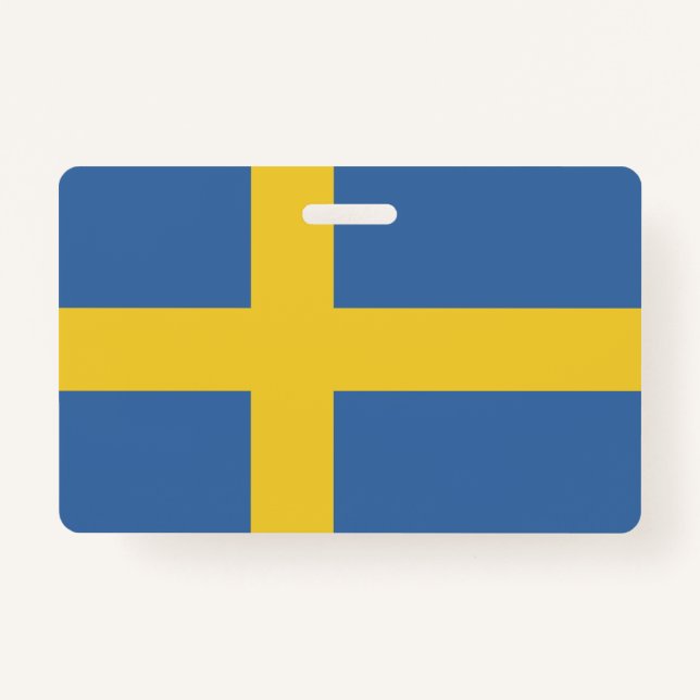 Sweden flag ID badge (Front)