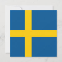 Sweden Flag Invitation