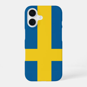 sweden flag iPhone 16 case