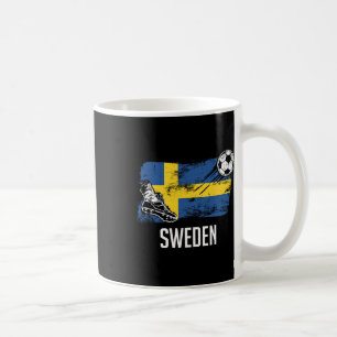 Sweden Flag Jersey Swedish Soccer Team Swedish Coffee Mug
