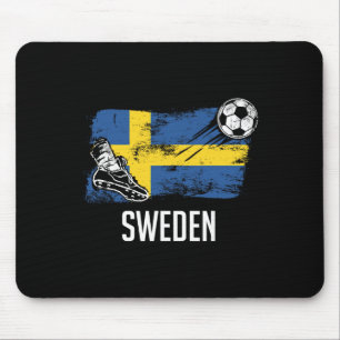 Sweden Flag Jersey Swedish Soccer Team Swedish Mouse Mat