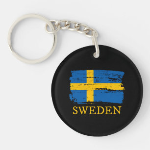 Sweden Flag Key Ring