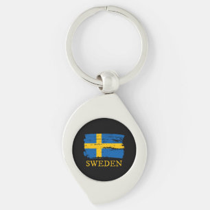 Sweden Flag  Key Ring