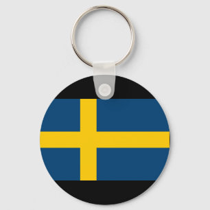 Sweden Flag Key Ring