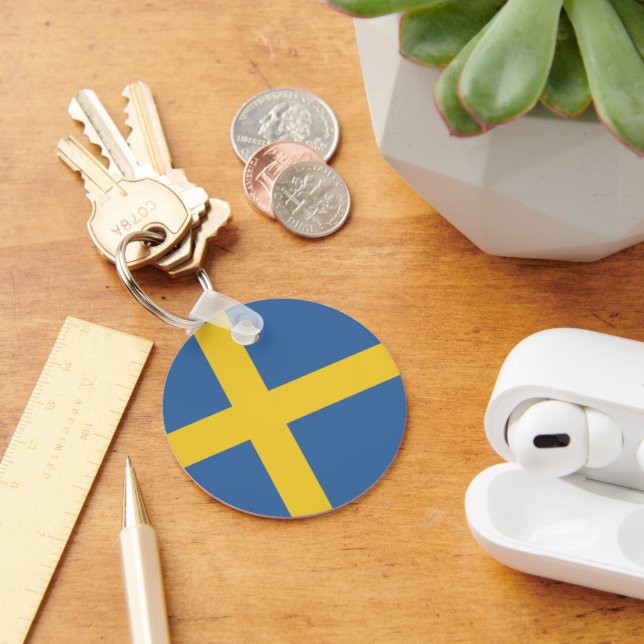 Sweden flag key ring (Desk)