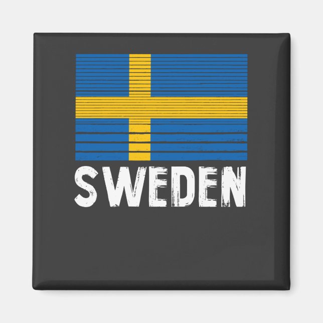 Sweden Flag Magnet (Front)