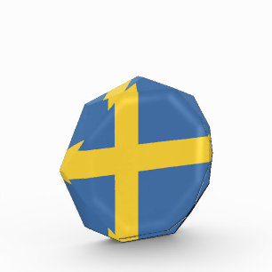 Sweden flag photo block