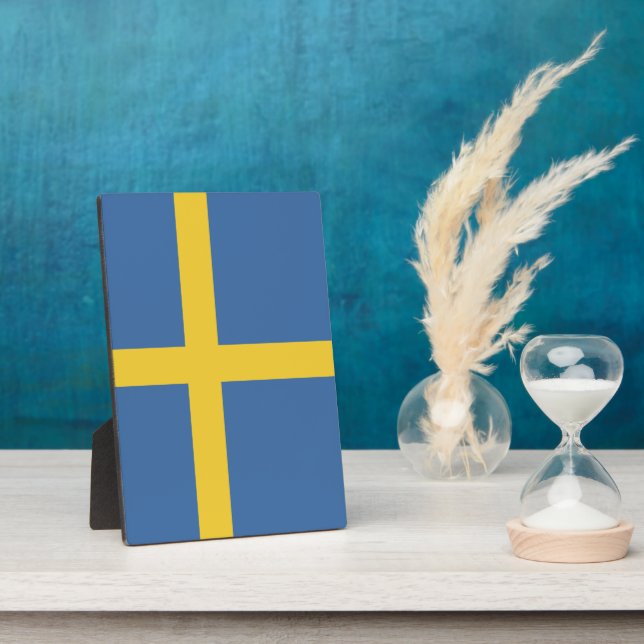 Sweden flag plaque (Side)