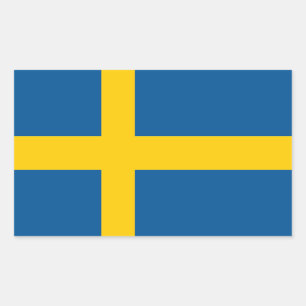 Sweden Flag Rectangular Sticker