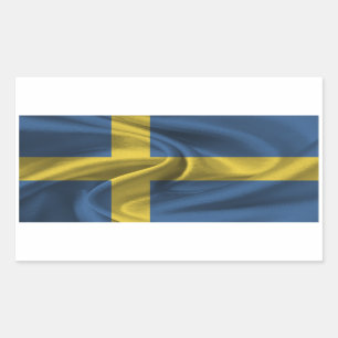 Sweden Flag Rectangular Sticker