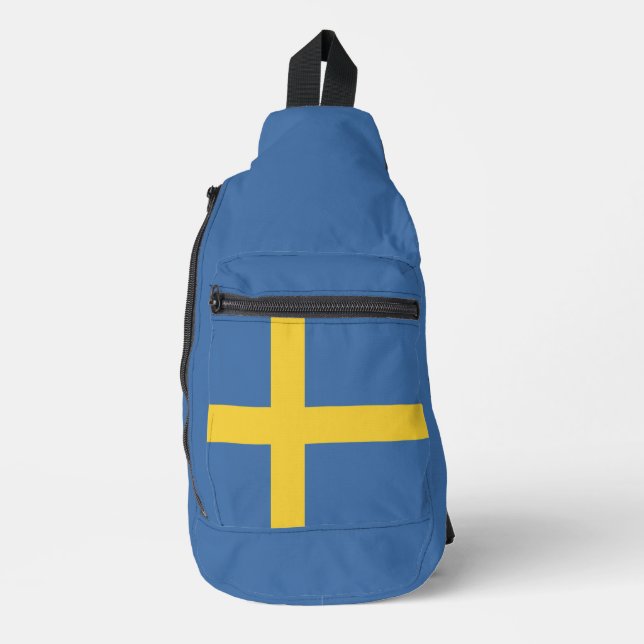 Sweden flag sling bag (Front)
