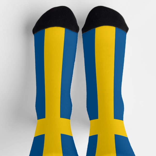 Sweden Flag Socks (Top)