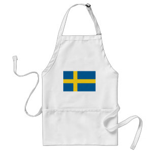 sweden flag standard apron