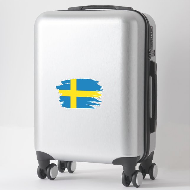 Sweden Flag  Sticker (Suitcase)