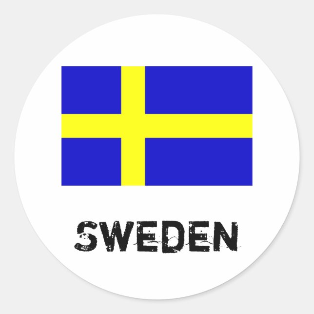 Sweden flag stickers (Front)
