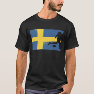 Sweden Flag Sverige Soccer Player Swedish Pride Sp T-Shirt