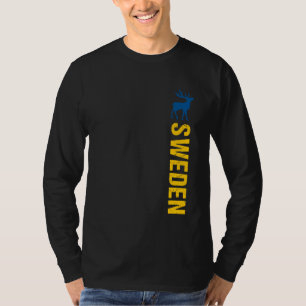 Sweden Flag Sverige Vintage Sweden Malmö Swedish T-Shirt
