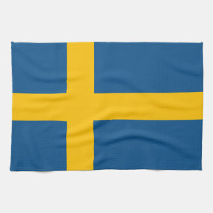 Sweden flag Swedish Tea Towel
