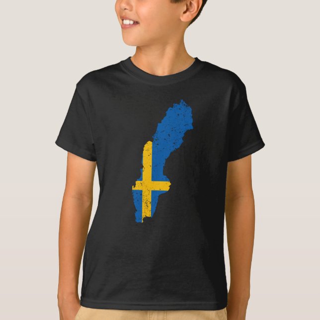 Sweden Flag T-Shirt (Front)