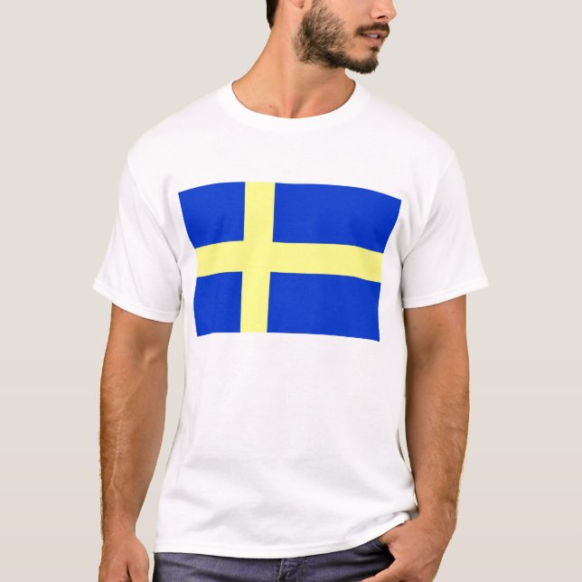 Sweden Flag T-Shirt (Front)