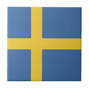 Sweden flag tile