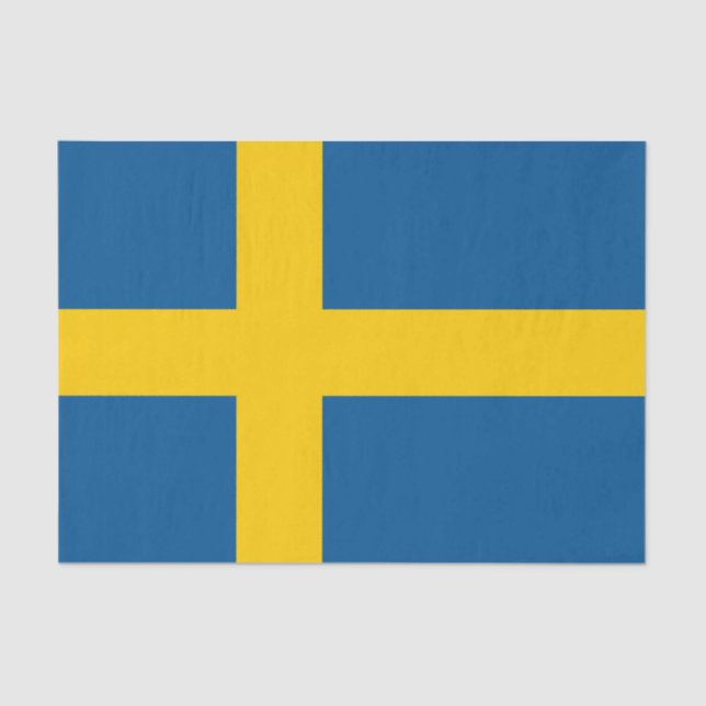 Sweden Flag Tissue Paper (Front)