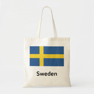 Sweden Flag Tote Bag