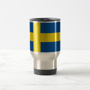 Sweden Flag Travel Mug