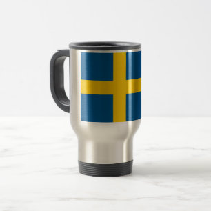 Sweden Flag Travel Mug
