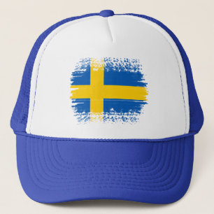 Sweden flag  trucker hat
