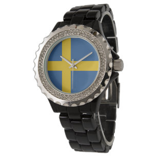 Sweden flag watch