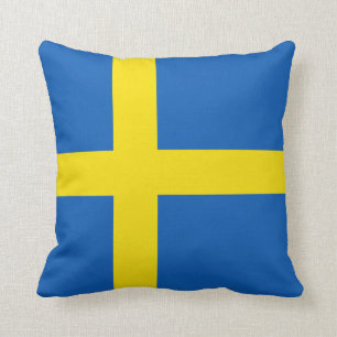 Sweden Flag x Flag Pillow