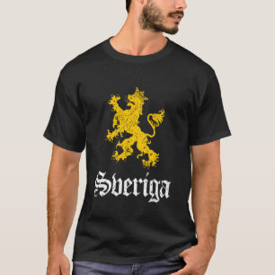 Sweden Gift Flag Sverige Vintage Sweden Malmö Swed T-Shirt