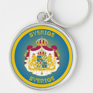 Sweden Heritage Emblem Key Ring