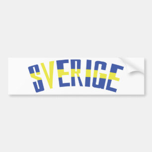 sweden icon bumper sticker