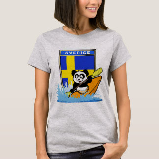 Sweden Kayaking Panda T-Shirt