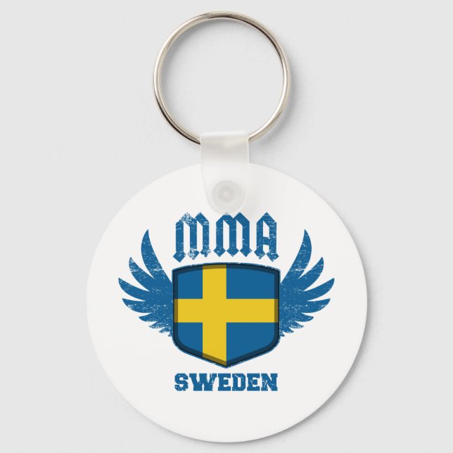Sweden Key Ring (Front)