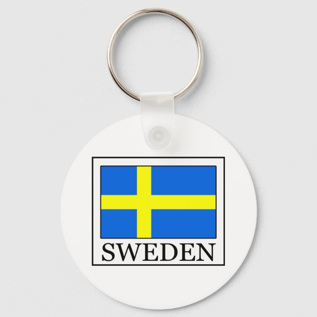 Sweden Key Ring (Front)