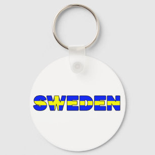 Sweden Key Ring